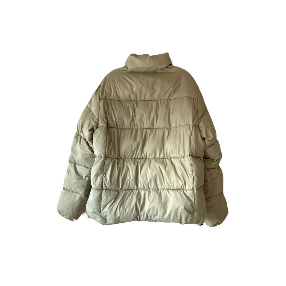 Iets Frans... Golden Sand Puffer Jacket Womens Size Medium Urban Outfitters - Picture 2 of 14